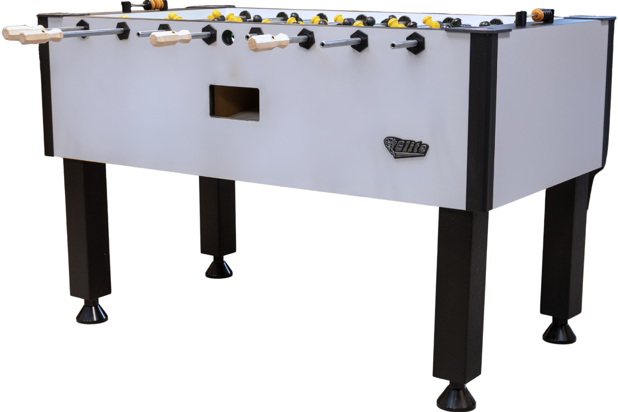 Tornado Elite II Foosball Table in Argent Frost