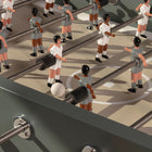 RS Barcelona RS3 Wood Outdoor Foosball Table