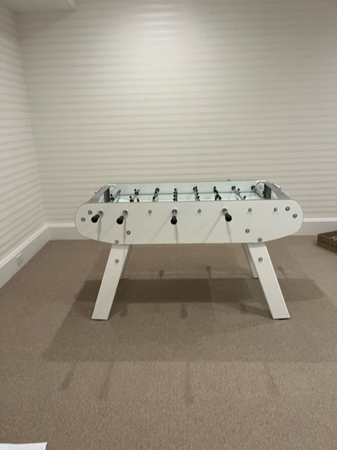 Rene Pierre Match Foosball Table in White Made in France