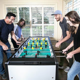HJ Scott® VF5000 Velocity Foosball Table in Silver