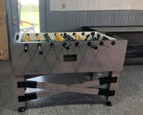 Tornado Rustic Furniture Foosball Table with Rustic Gray on Oak