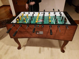 Tornado Madison Mahogany Foosball Table Maple