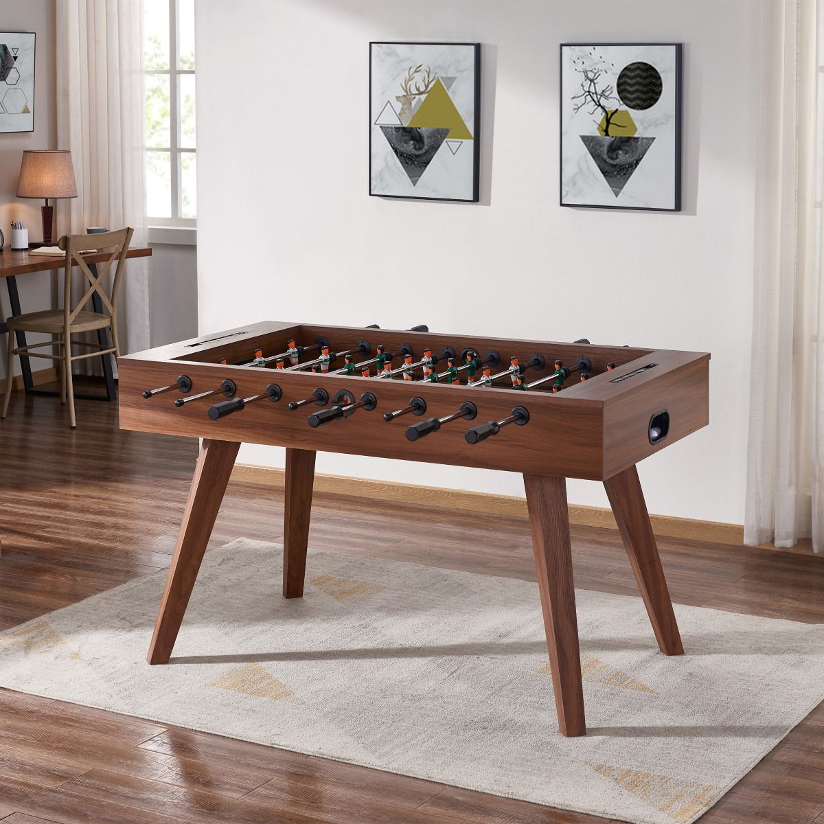 HB Home Mid-Century Modern Foosball Table