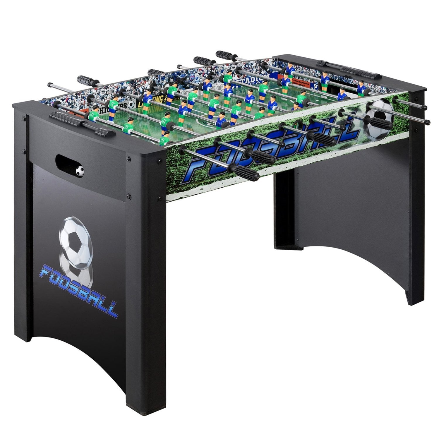 Picture of Hathaway 4' Playoff Foosball Table, Black/Green
