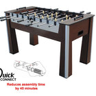 Triumph 60” Milan Soccer Table