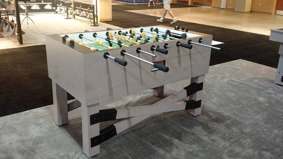 Tornado Rustic Furniture Foosball Table in Rustic Grey