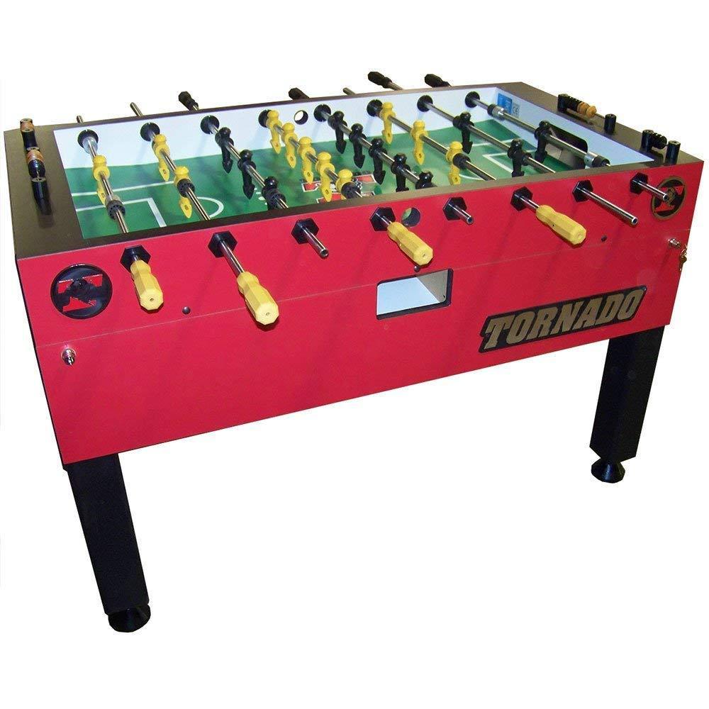 Tornado T-3000 Foosball Table In Red (Coin)