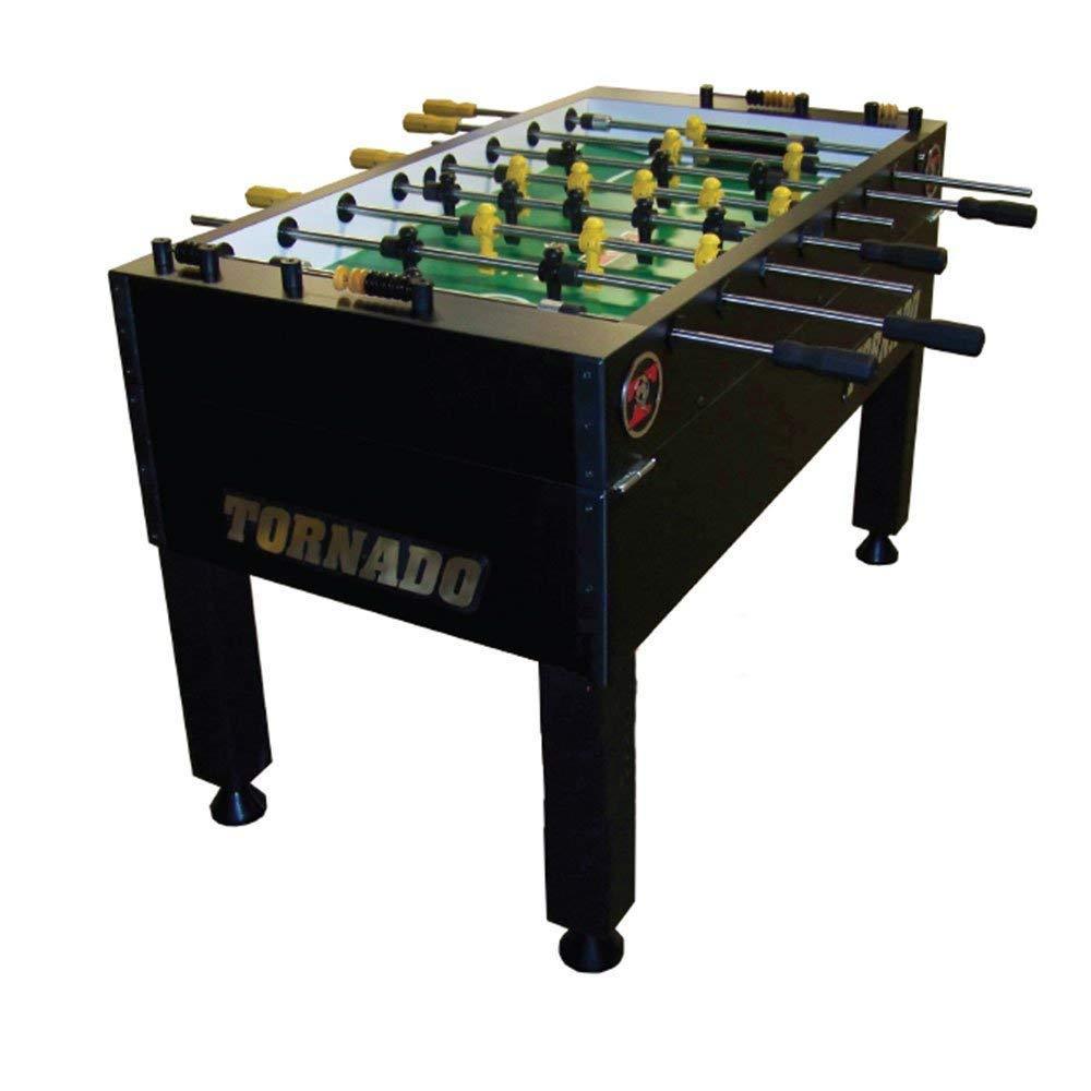 Tornado T-3000 Foosball Table in Matte Black Coin Operated