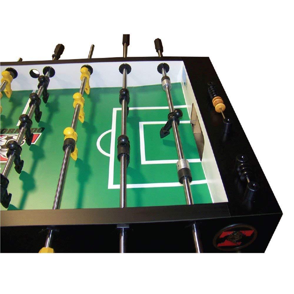 Tornado T-3000 Foosball Table in Matte Black Coin Operated