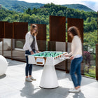 Kettler Ciclope White Outdoor Foosball Table Free Entertainment Top - Cover & Balls