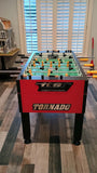 Tornado T-3000 Competition Foosball Table in Crimson Red