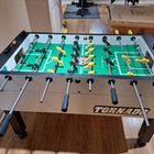 Tornado Tournament T-3000 Competition Foosball Table in Silver with Raised corners