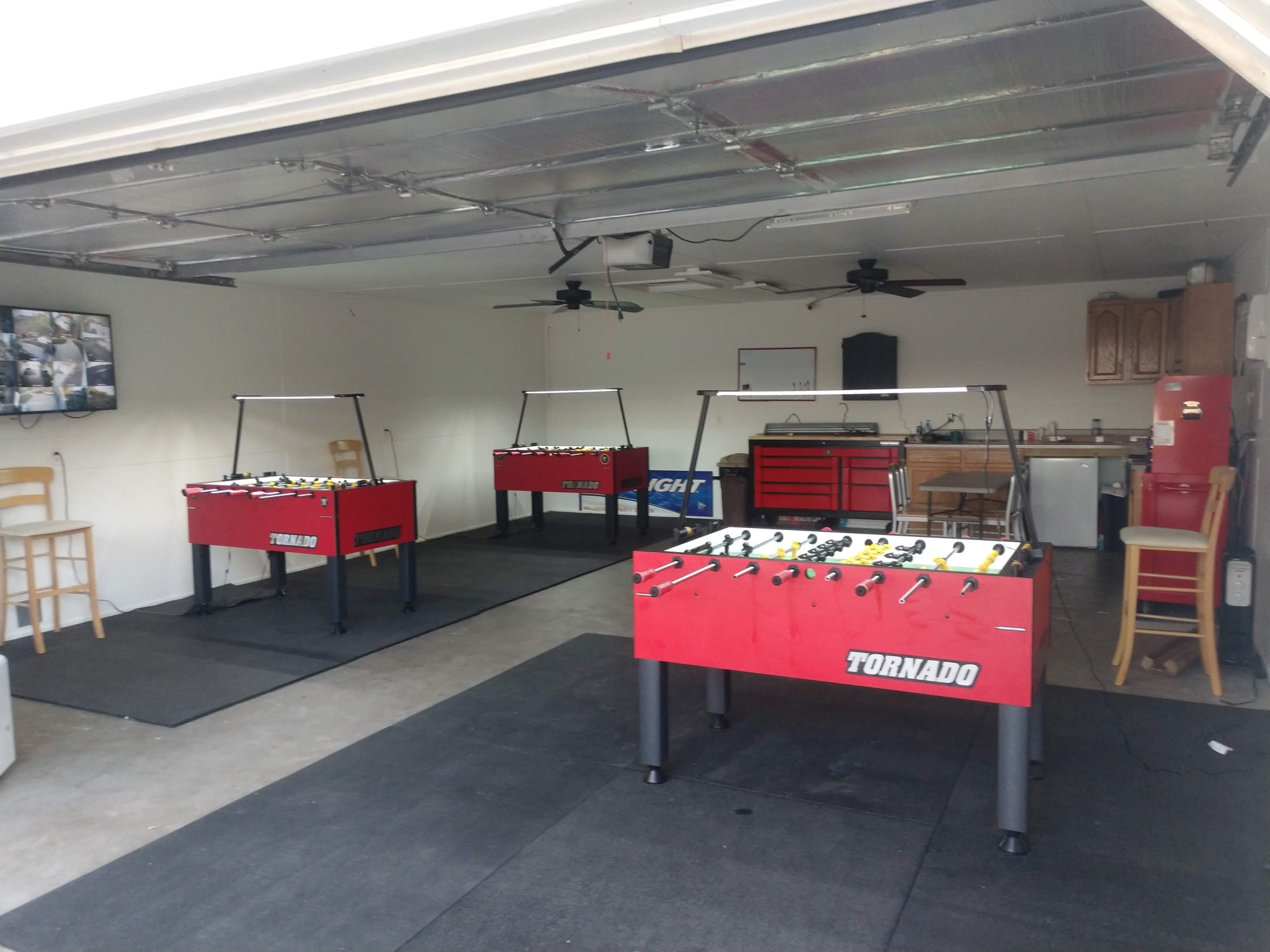 Red Tornado T3000 Foosball Tables Mancave