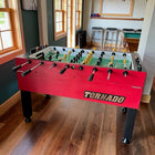 Tornado T-3000 Competition Foosball Table in Crimson Red