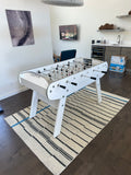 Rene Pierre Match Foosball Table in White with Telescopic Rods