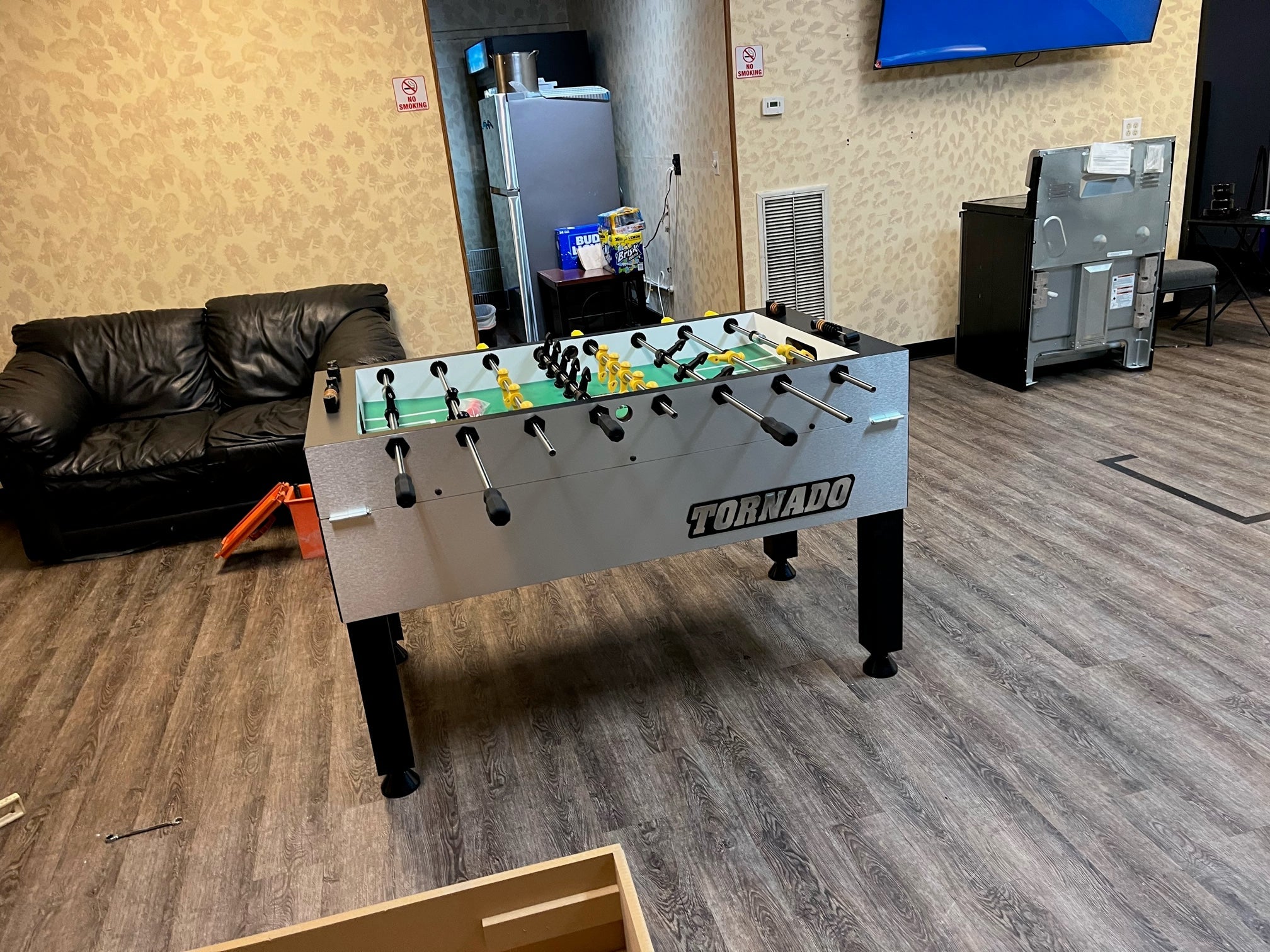 Tornado Tournament T-3000 Professional Competition Foosball Table in Silver