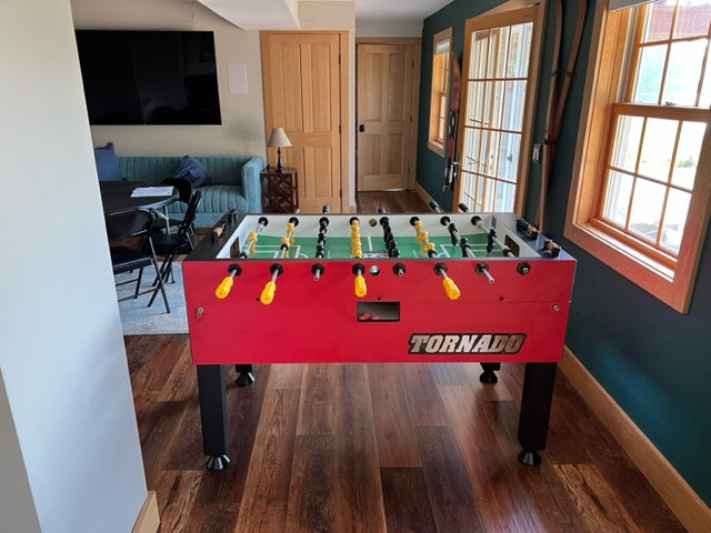 Tornado T-3000 Foosball Table in Crimson Red Made In the US