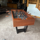 Venture USA Manufactured Foosball Table with Cabinet in Mahogany