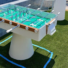 FAS Ciclope White Outdoor Foosball Table Free Entertainment Top - Cover & Balls