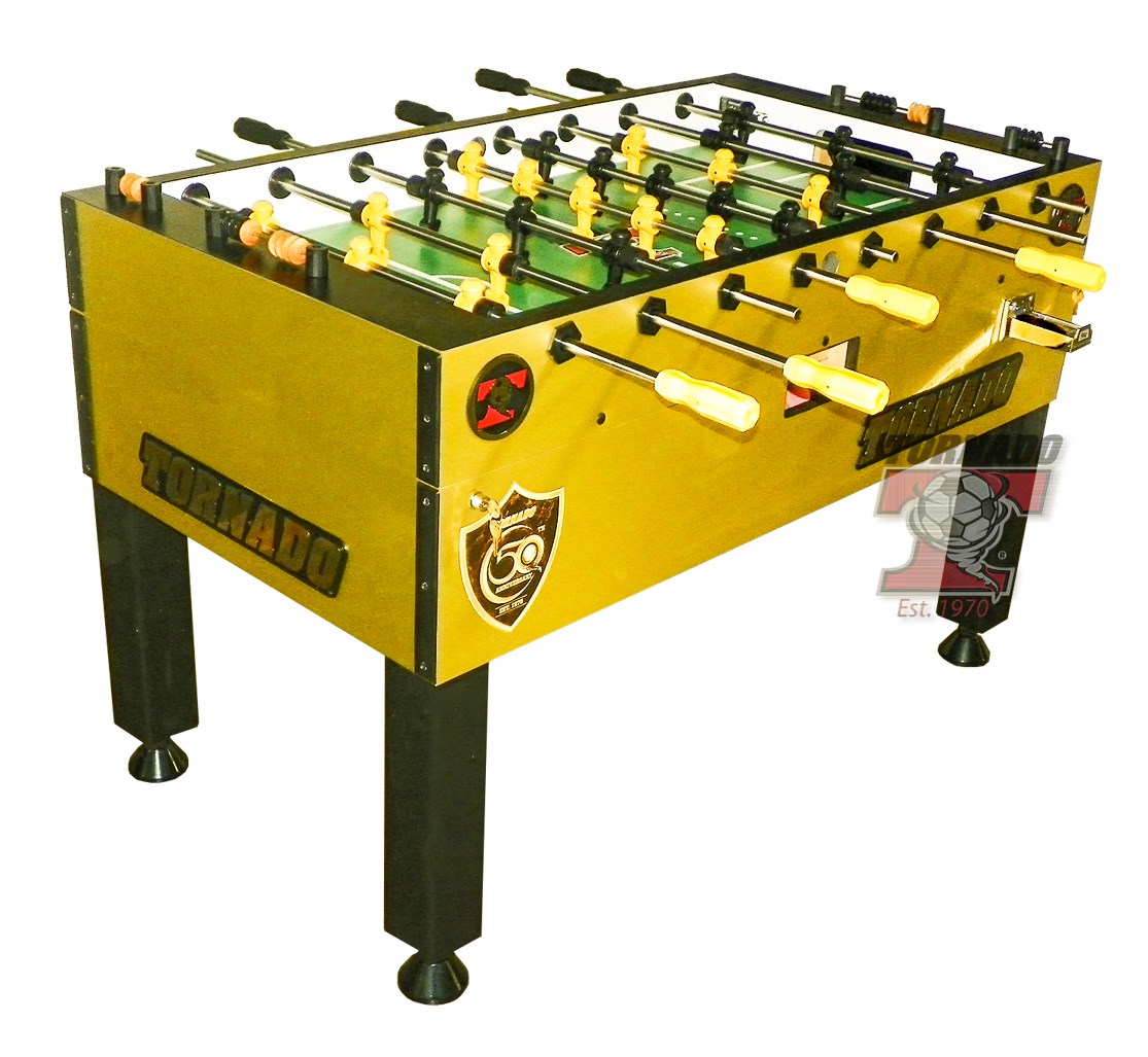 Picture of Tornado T-3000 Foosball Table in Gold Limited Edition (Coin)