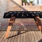 RS Barcelona Black RS3 Wood Outdoor Foosball Table