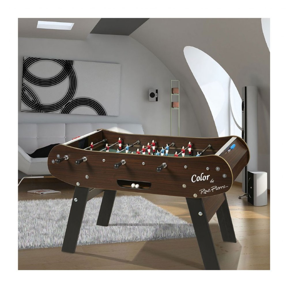 Rene Pierre Color Wenge Foosball Table in Brown